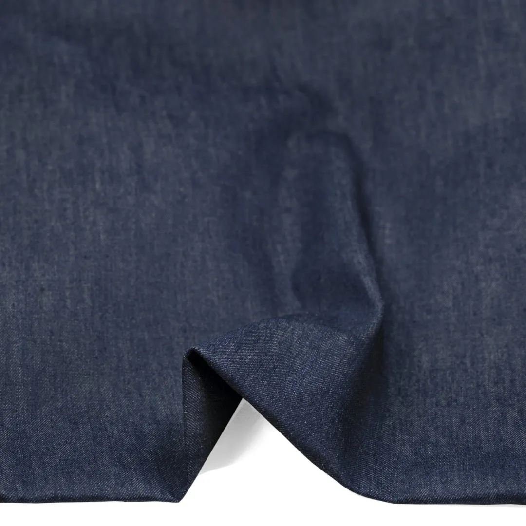 11oz Premium Non-Stretch Denim - Greencast Indigo