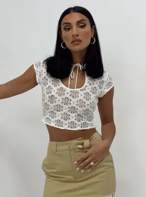 Amity Lace Top Ivory