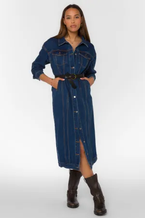 Arden Denim Shirtdress