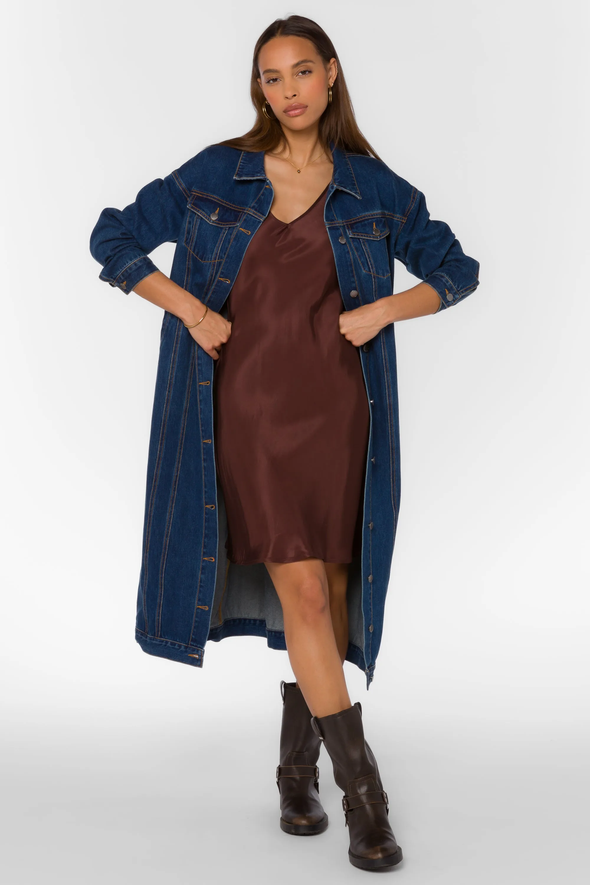 Arden Denim Shirtdress