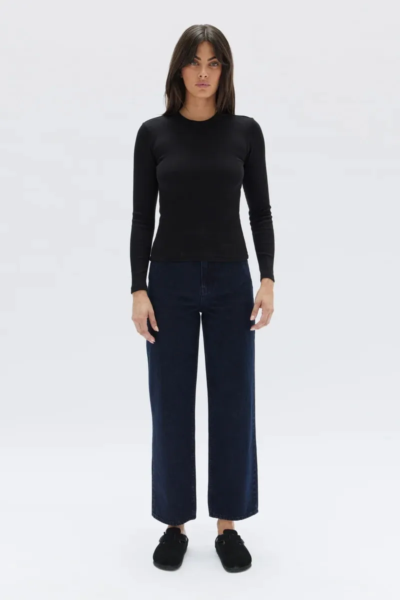 Assembly Label - Miana Organic L/S Tee - True Black