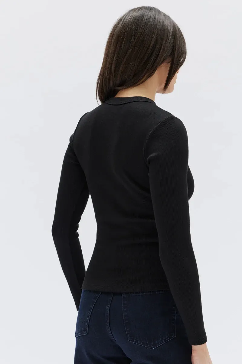 Assembly Label - Miana Organic L/S Tee - True Black