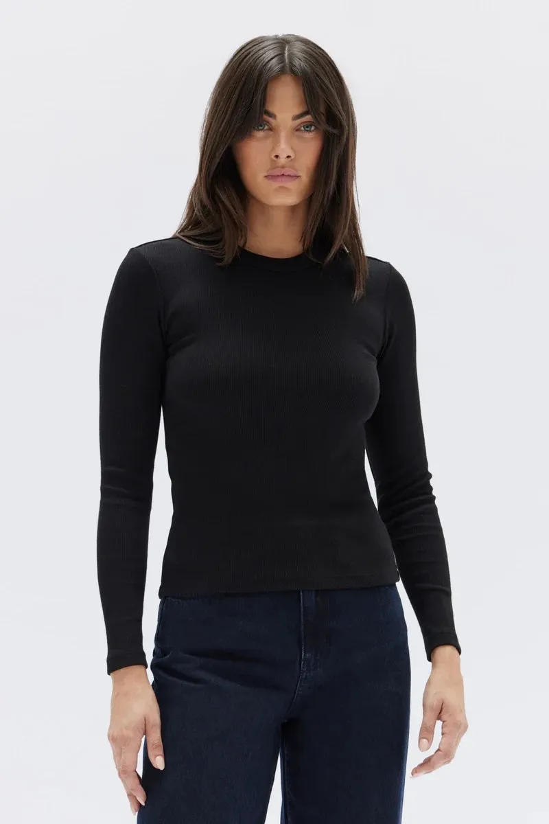 Assembly Label - Miana Organic L/S Tee - True Black