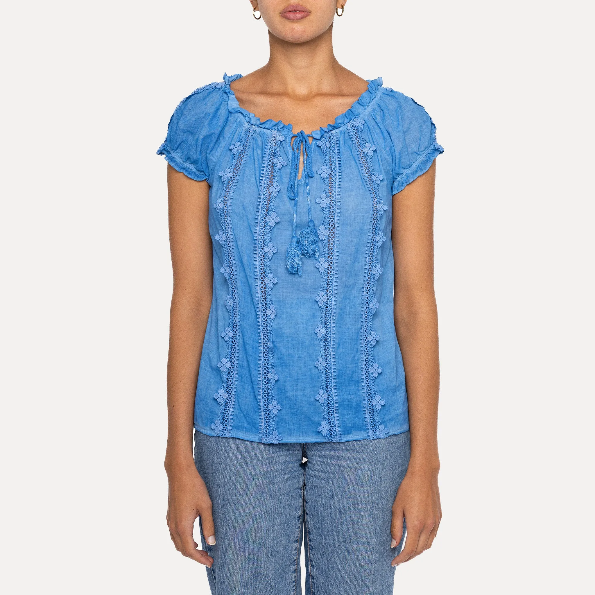 Astrid  Glamping Lace Blouse