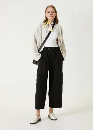 Beymen Club Drawstring Detail Cargo Trousers Black