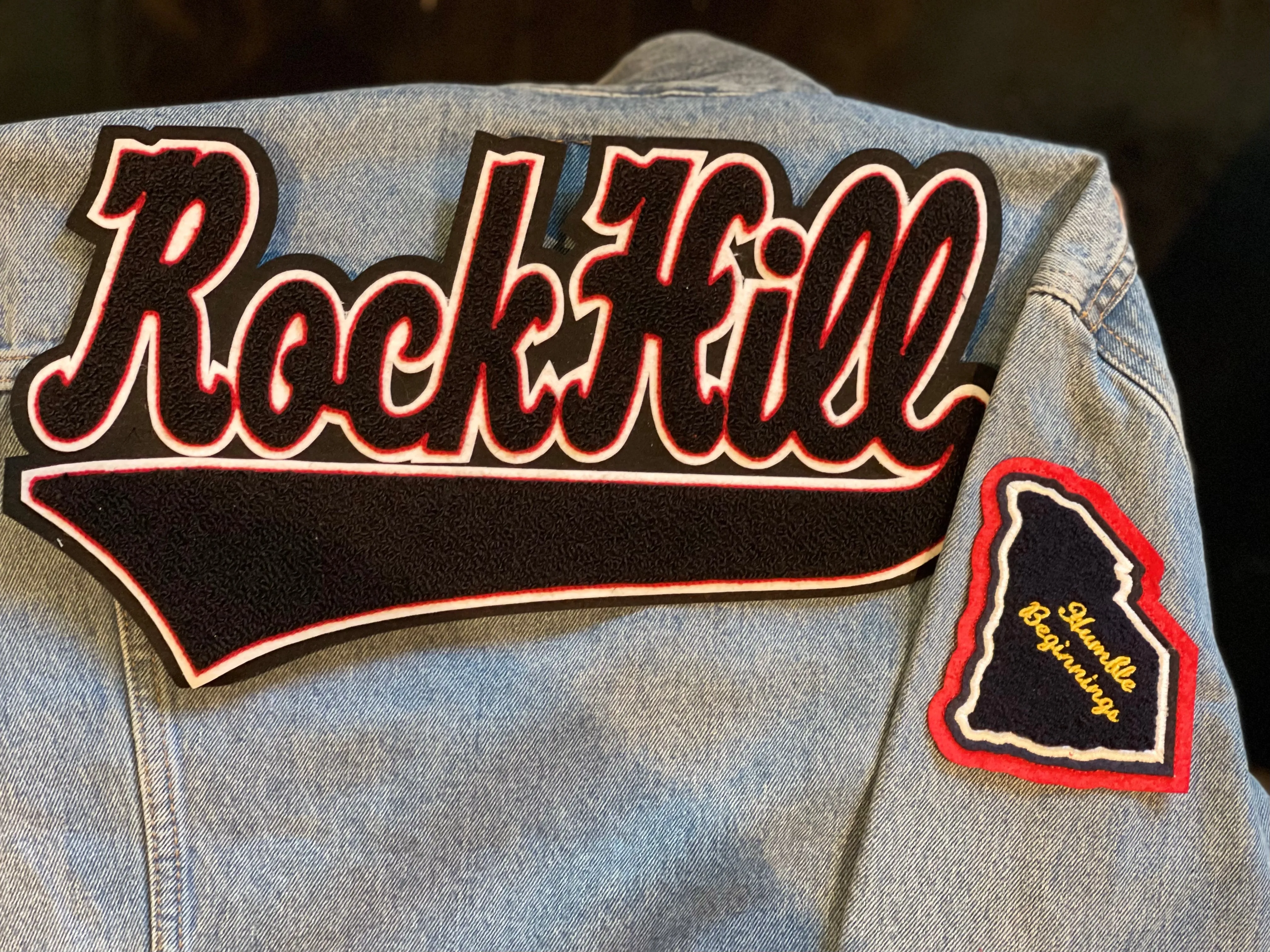 Black & Red “Rock Hill” Denim jacket