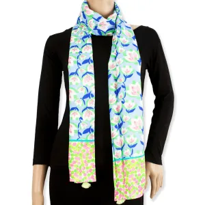Blue Garden Stole