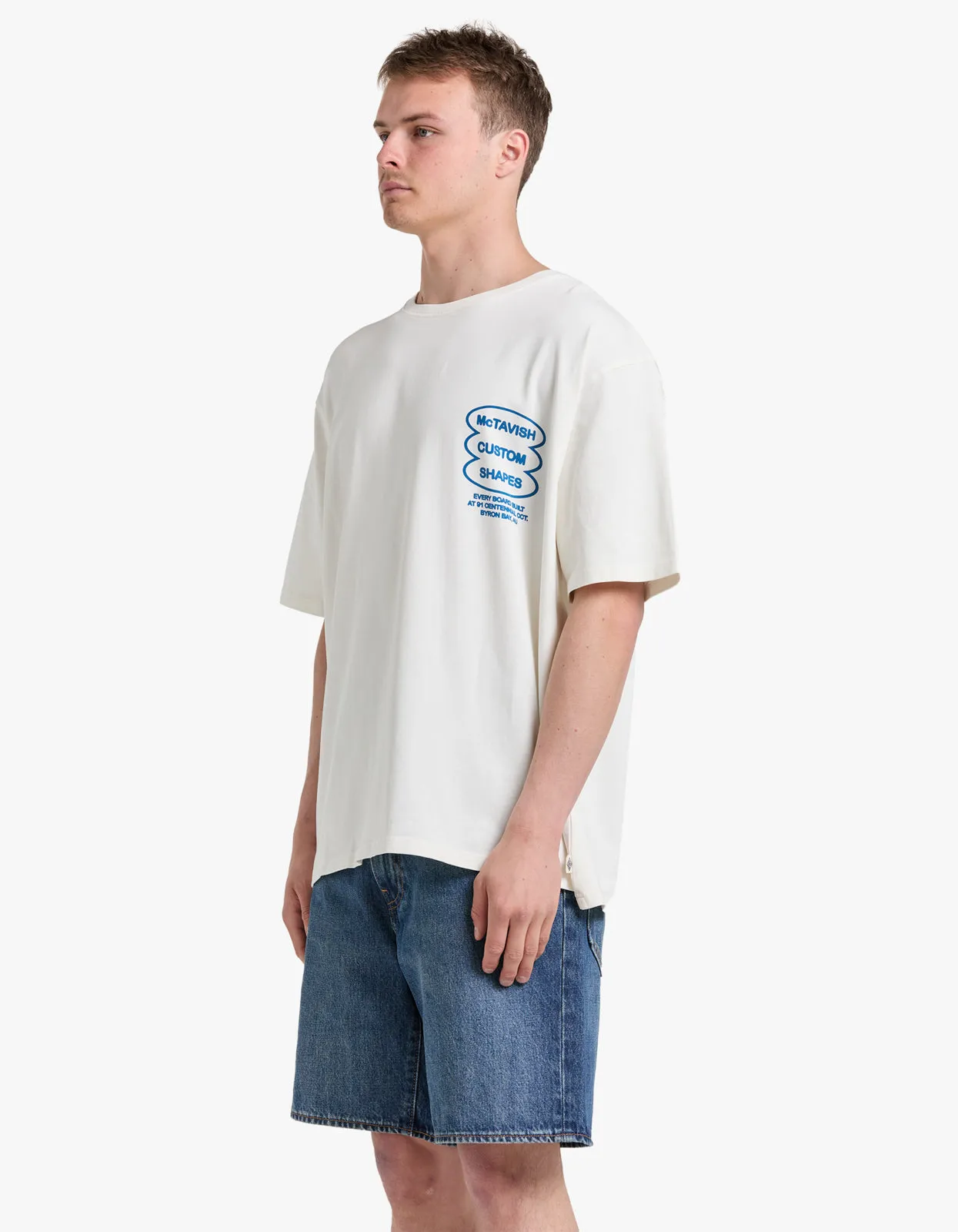 Boxy Tee - White