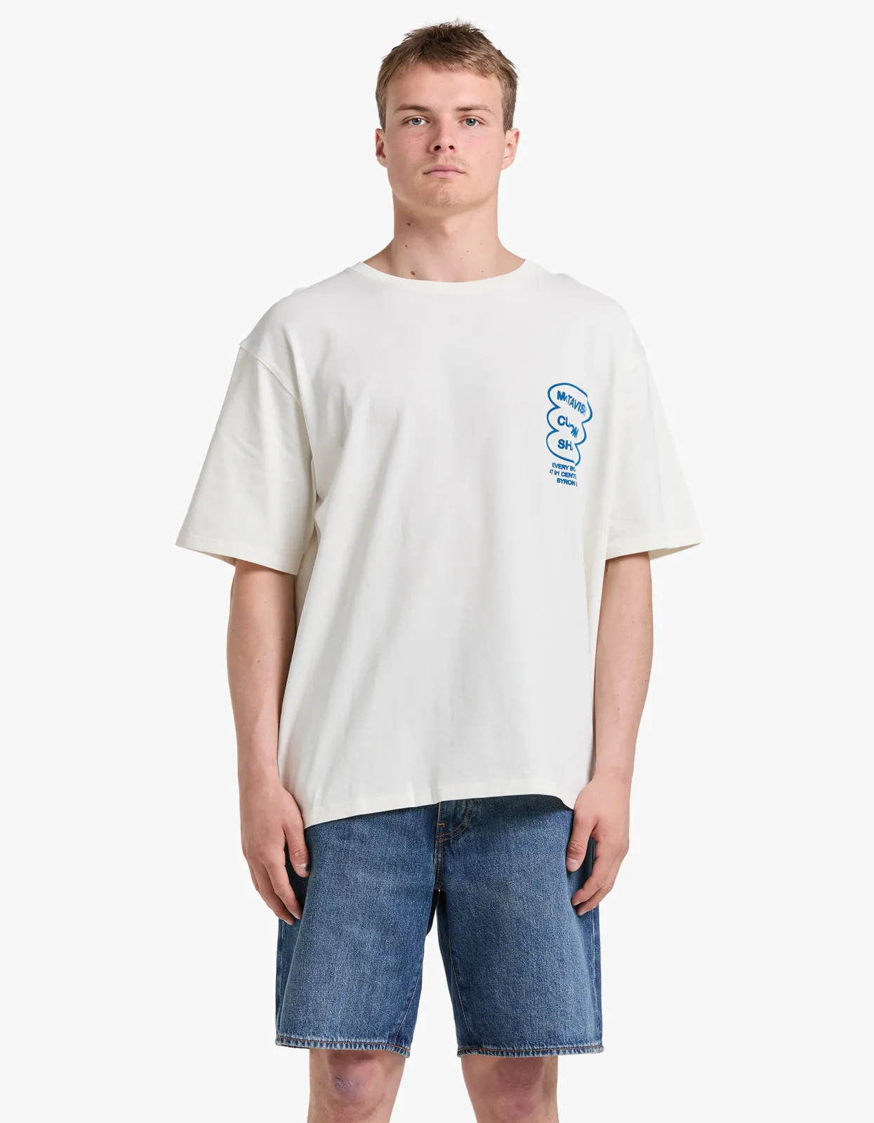 Boxy Tee - White