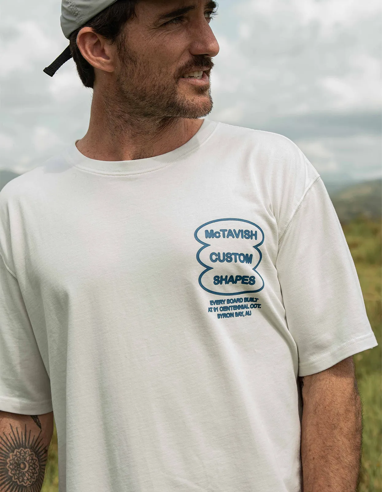 Boxy Tee - White