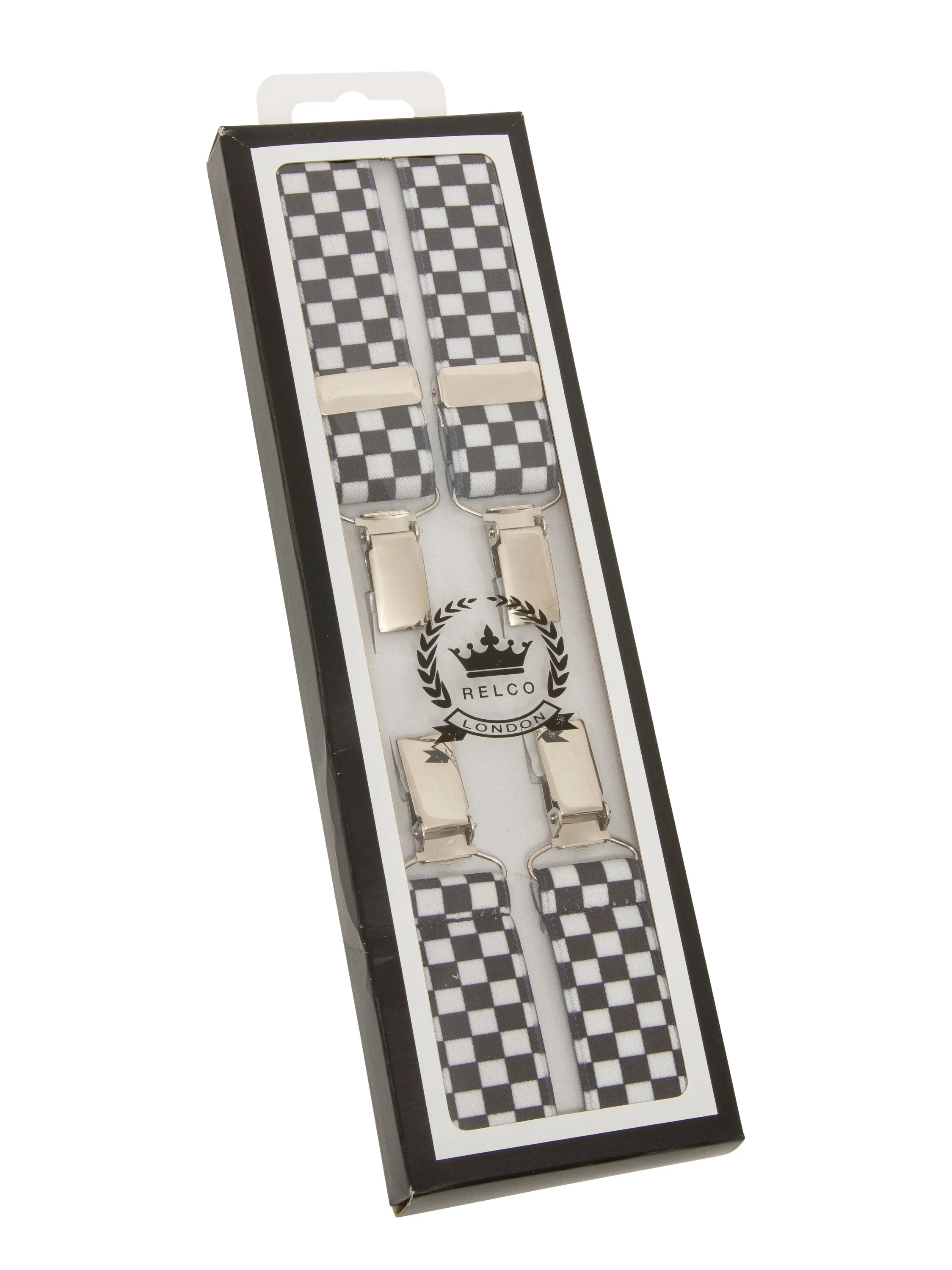 Braces with Buckles - Black & White