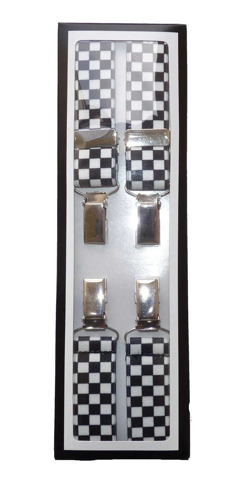 Braces with Buckles - Black & White