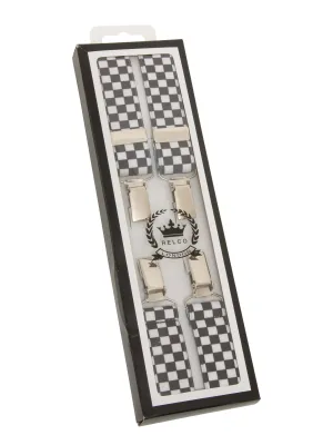 Braces with Buckles - Black & White
