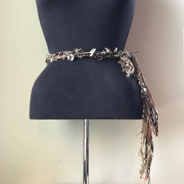 Brown Toned Scarf/Belt/Headband (TS016)