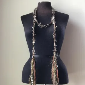 Brown Toned Scarf/Belt/Headband (TS016)