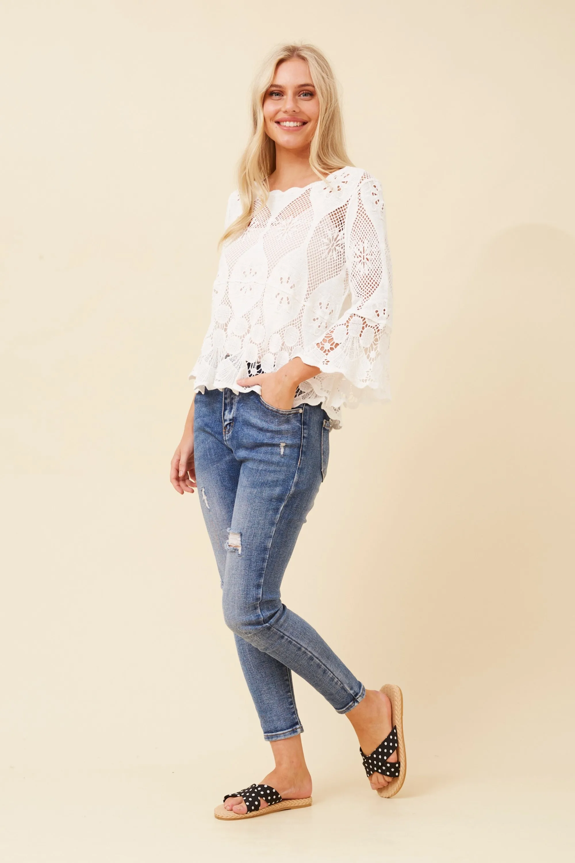 Cotton Lace Top