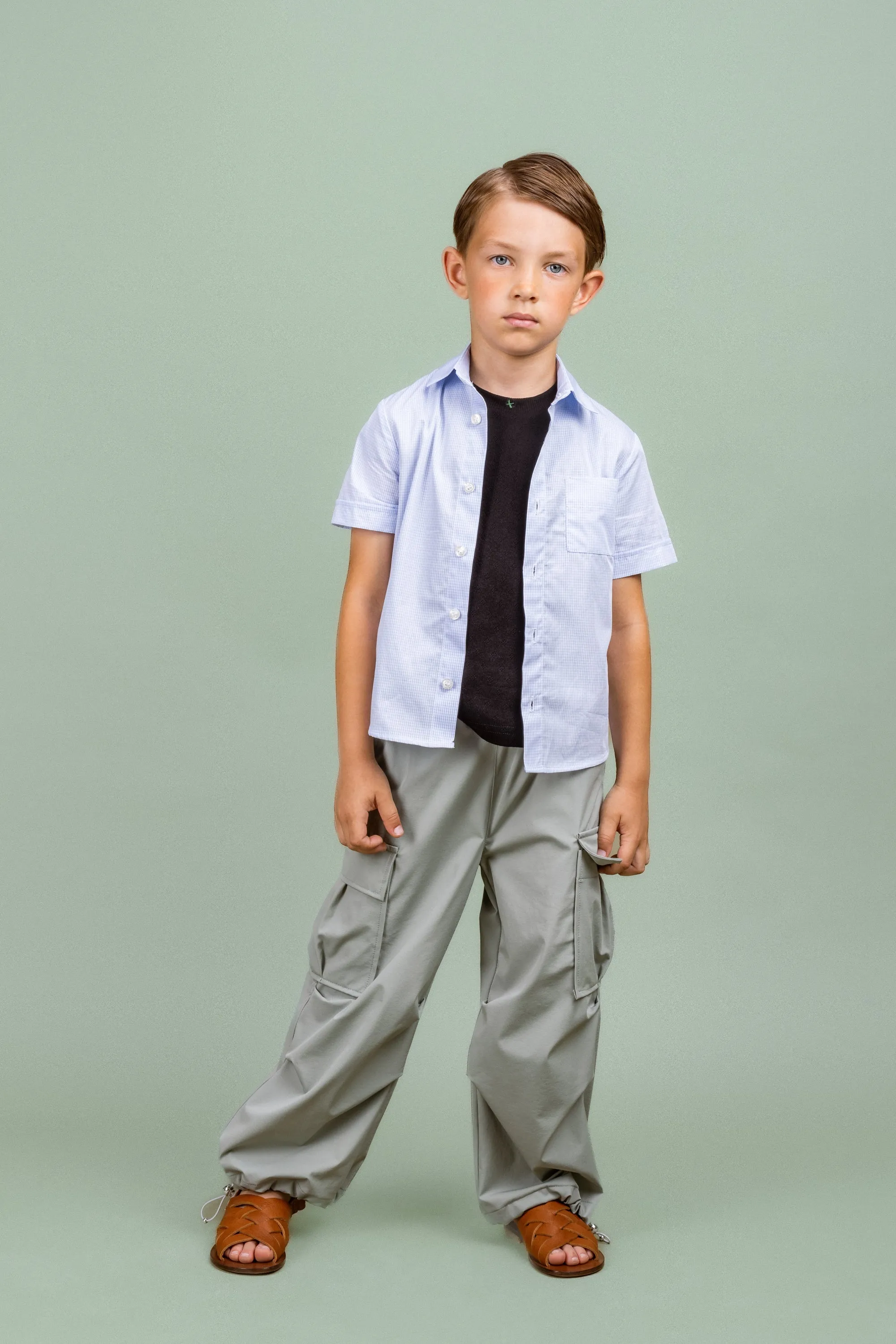 Cotton Shirt Trail, Blue