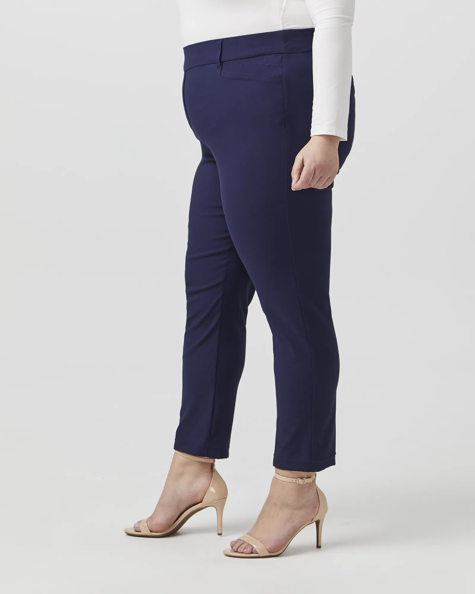 Coventry Petite Straight Leg Work Trouser | Navy