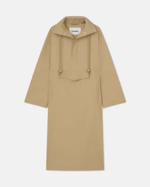 Cyrille - Sale Bonded Trench Pullover Coat - Beige