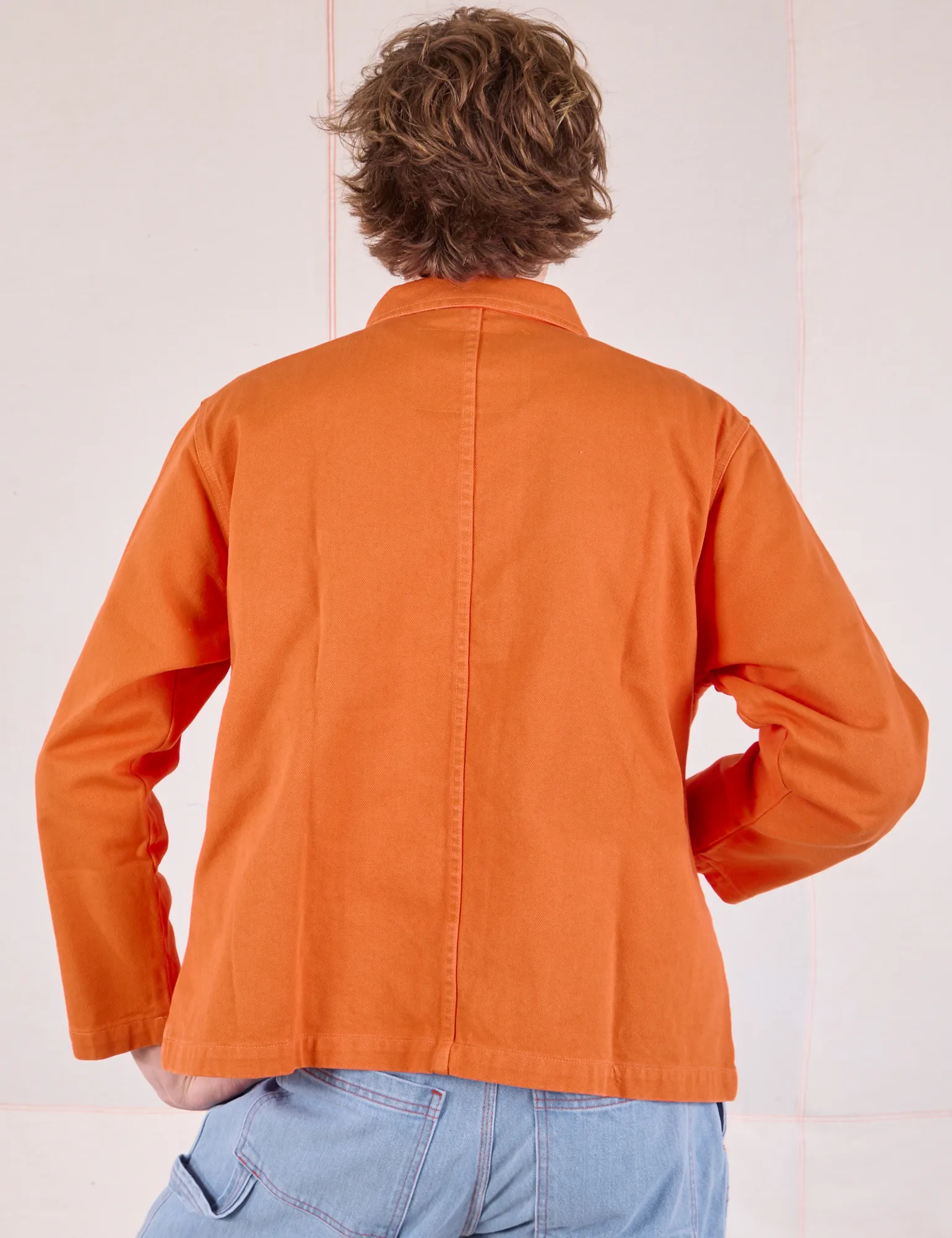 Denim Work Jacket - Construction Orange