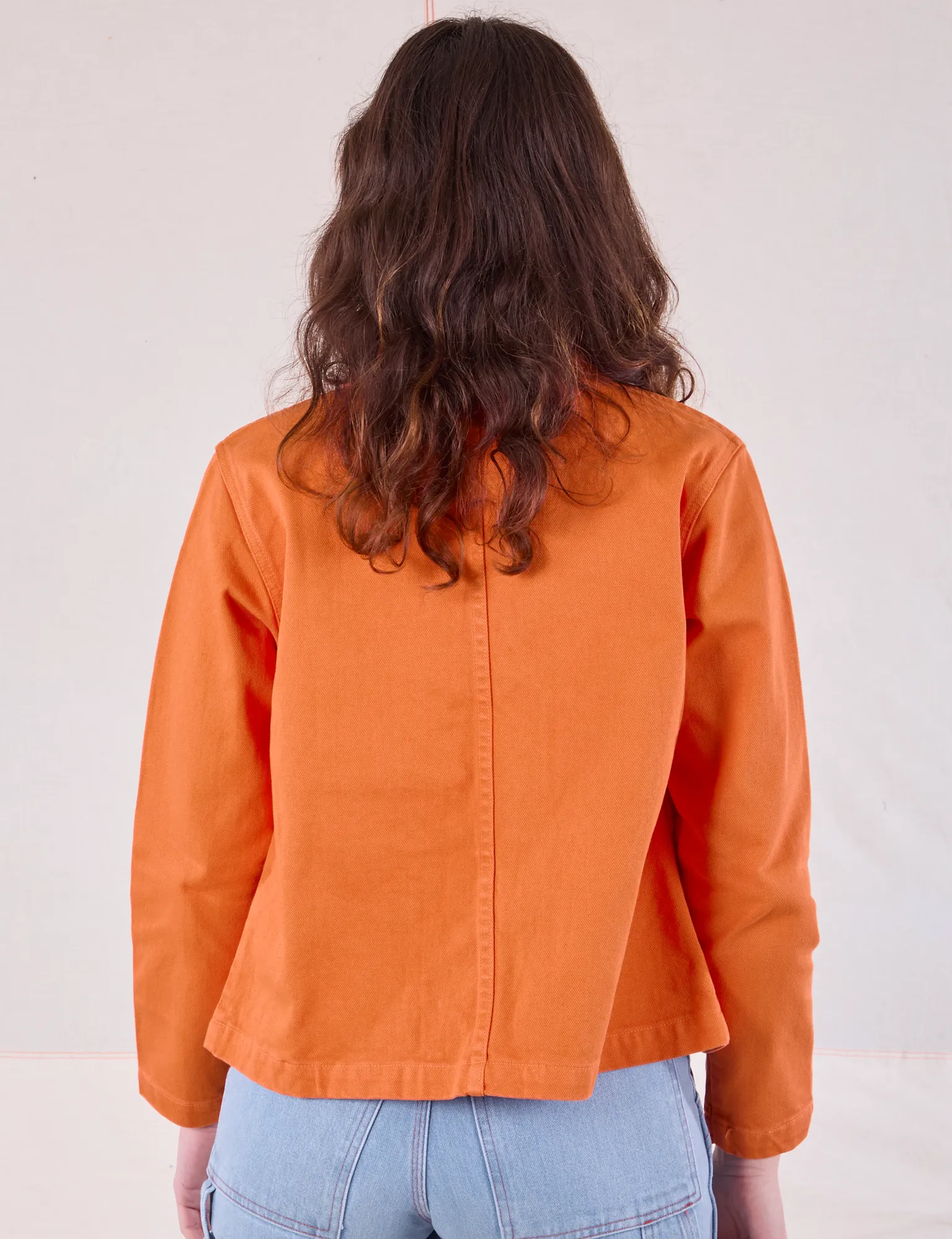Denim Work Jacket - Construction Orange
