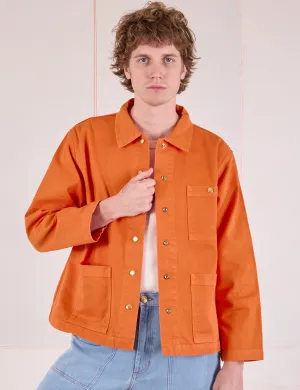 Denim Work Jacket - Construction Orange