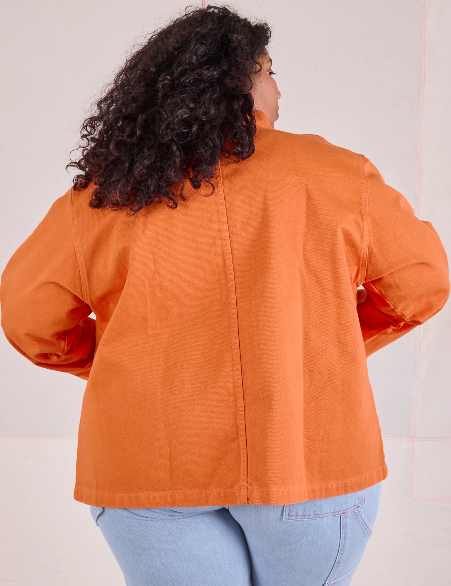 Denim Work Jacket - Construction Orange