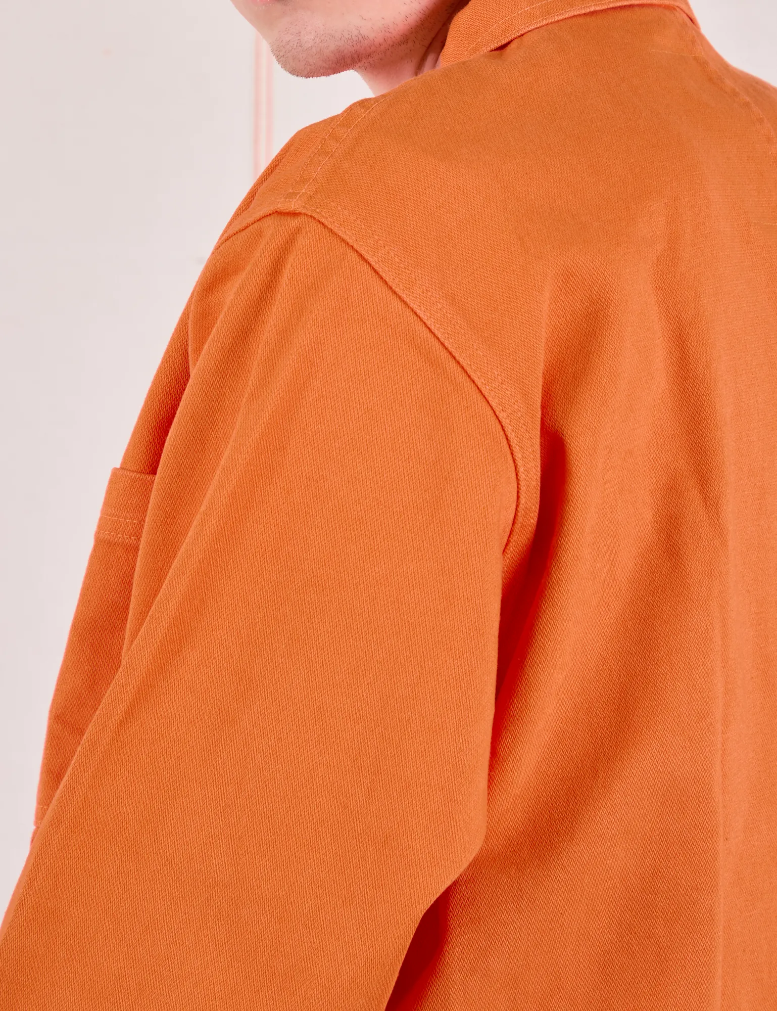 Denim Work Jacket - Construction Orange