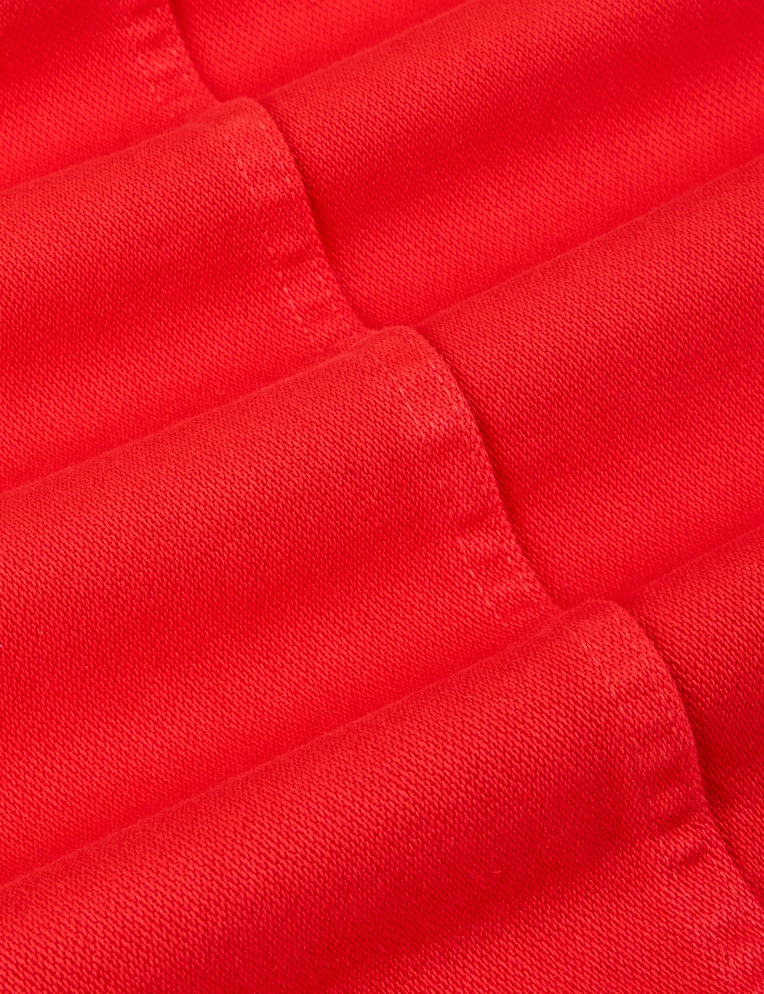 Denim Work Jacket - Mustang Red