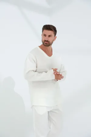 Ditta Men's Linen Top Burro