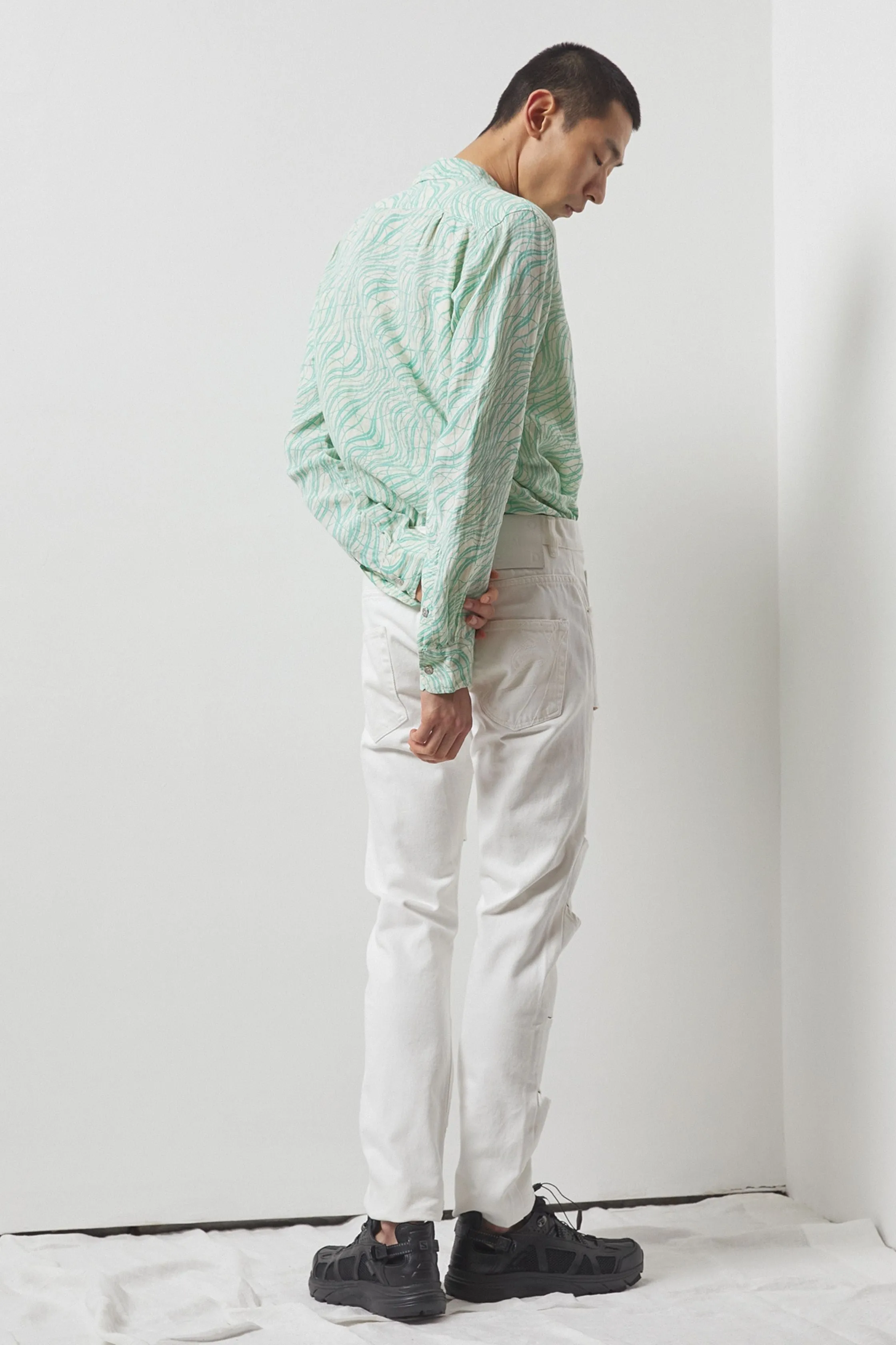Epsom Green Printed Shirt
