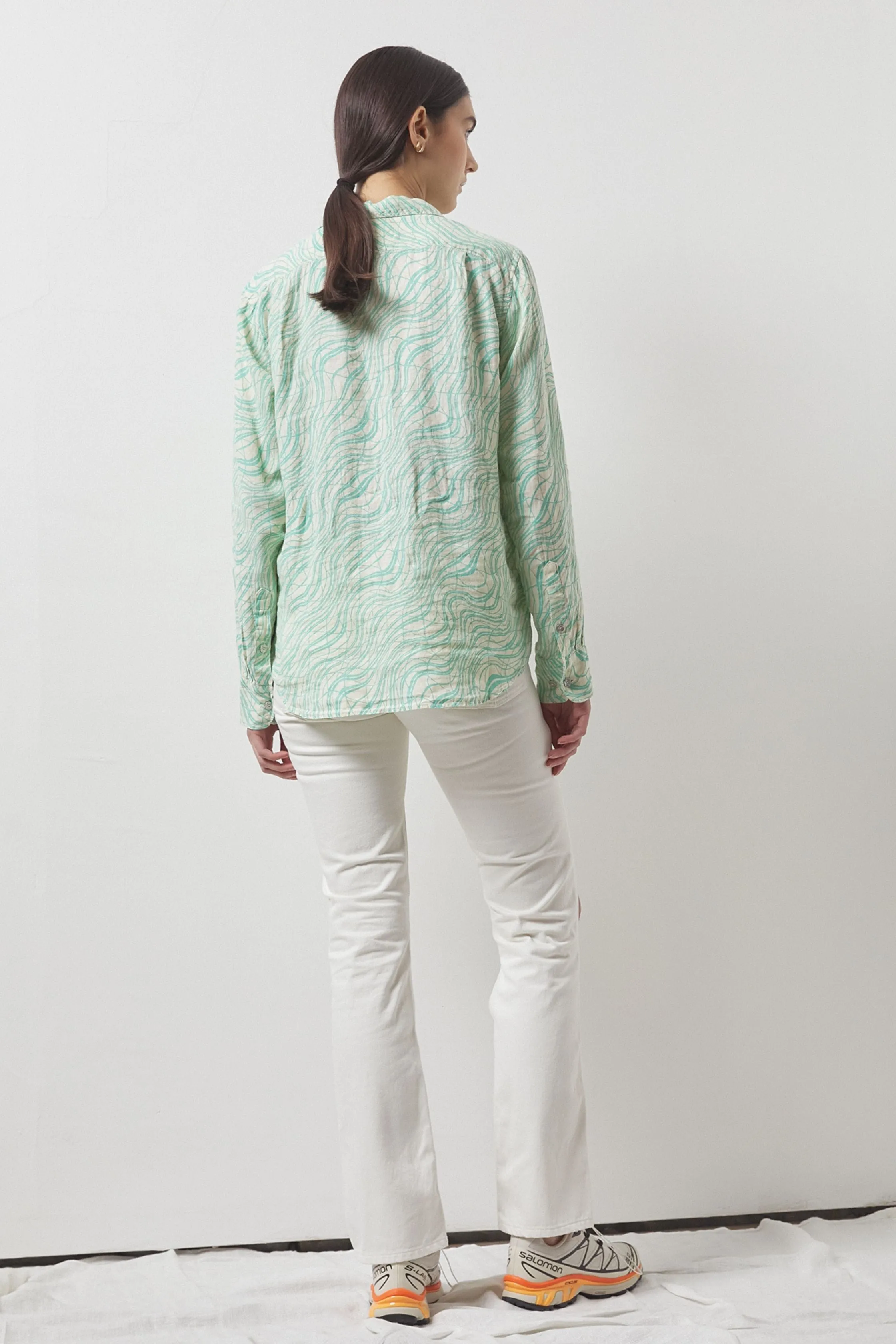 Epsom Green Printed Shirt
