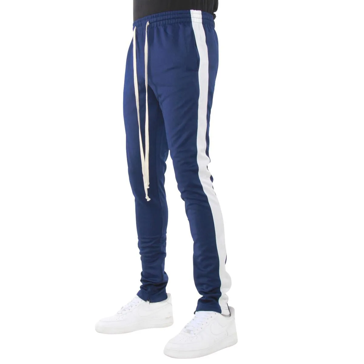 EPTM Navy Track Pants w/White Stripe