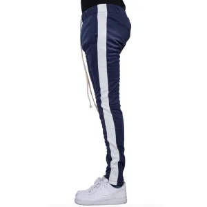 EPTM Navy Track Pants w/White Stripe