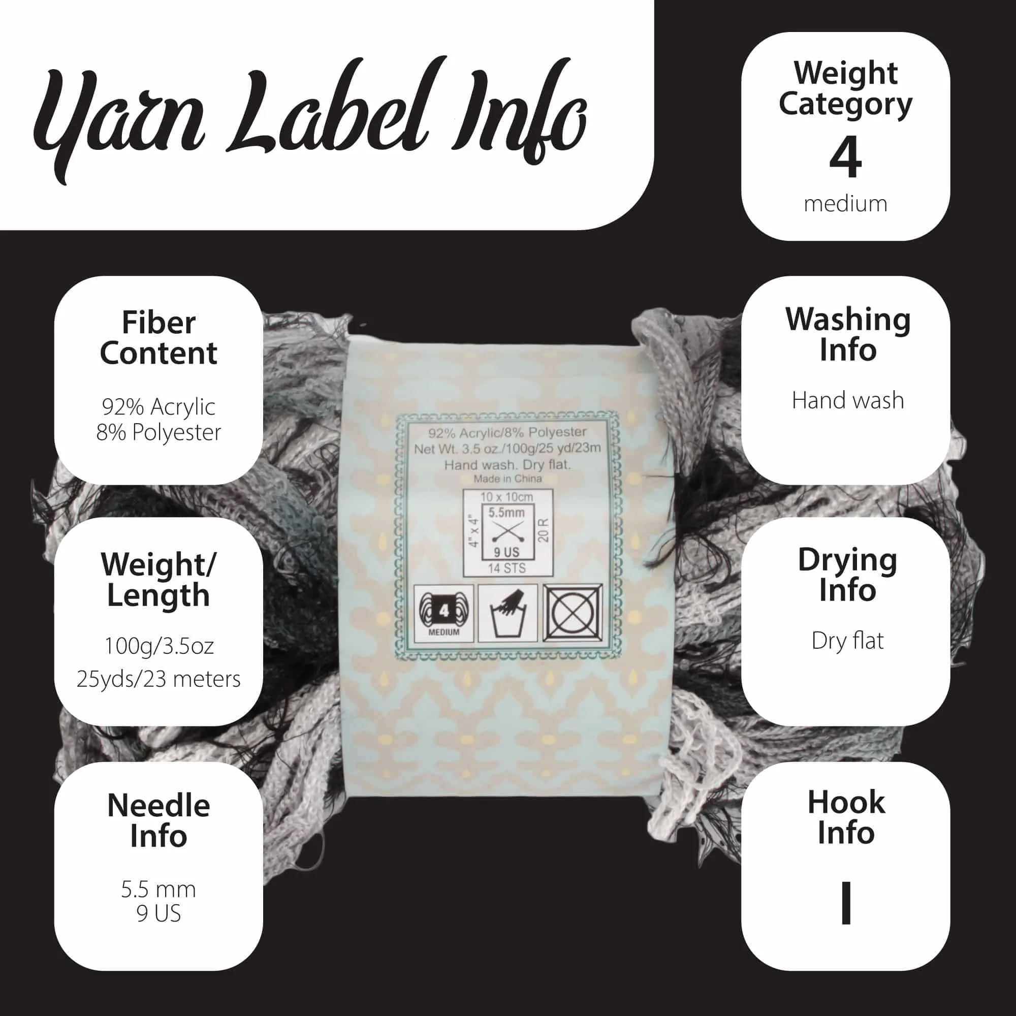 Fishnet Frilly Yarn