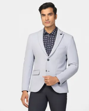Formal Blue Textured Blazer - Revlon
