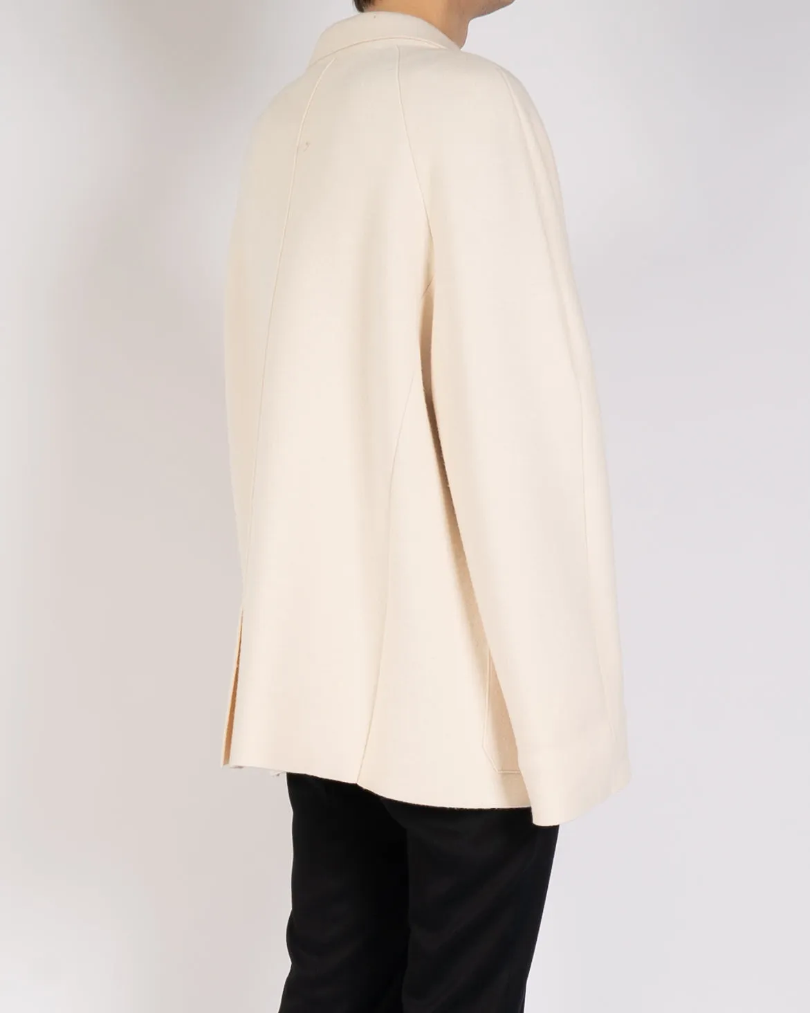 FW19 Ivory Open Wool Knit Cardigan