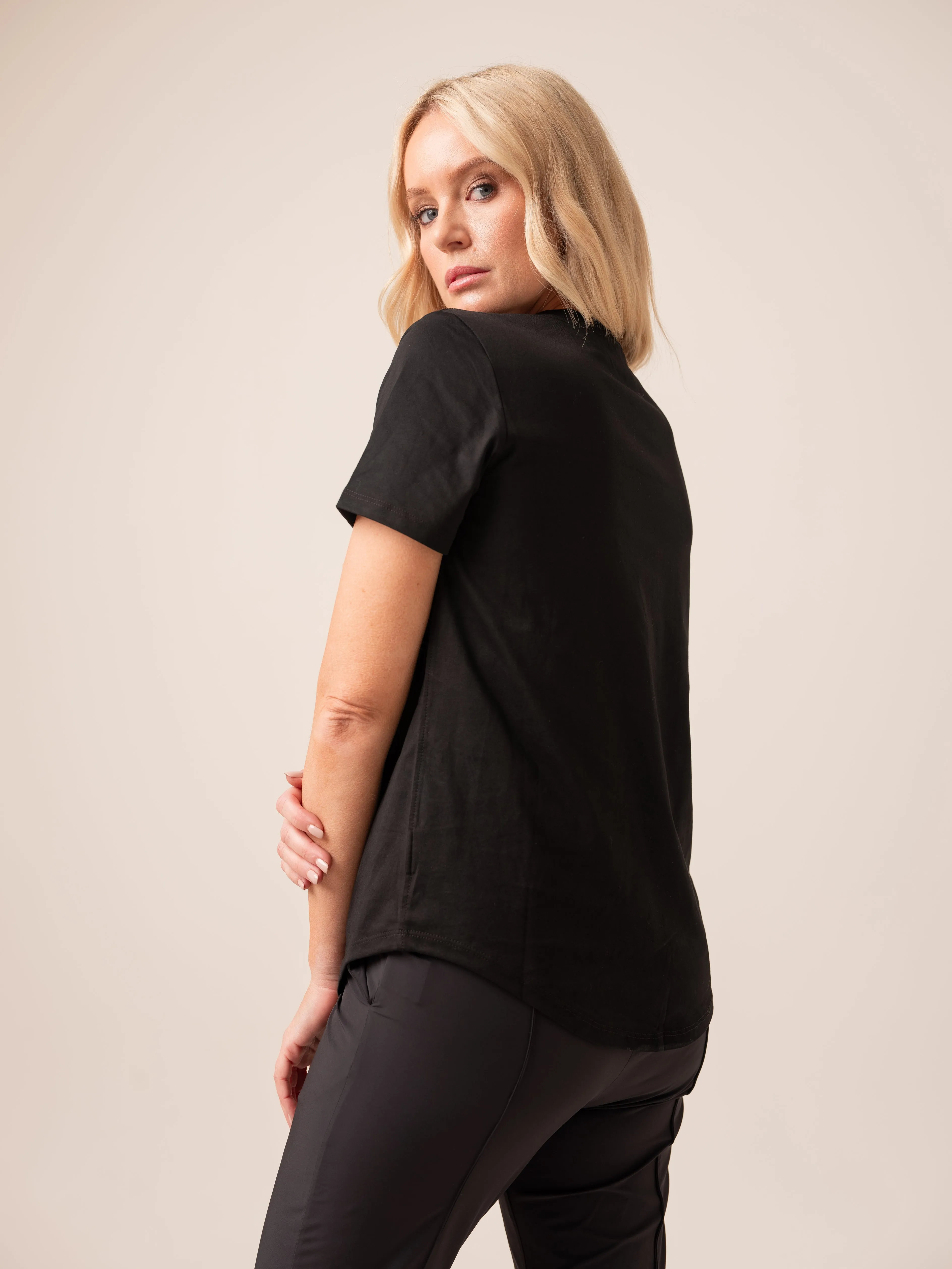Harpers Emporium Lulu Tee in Black