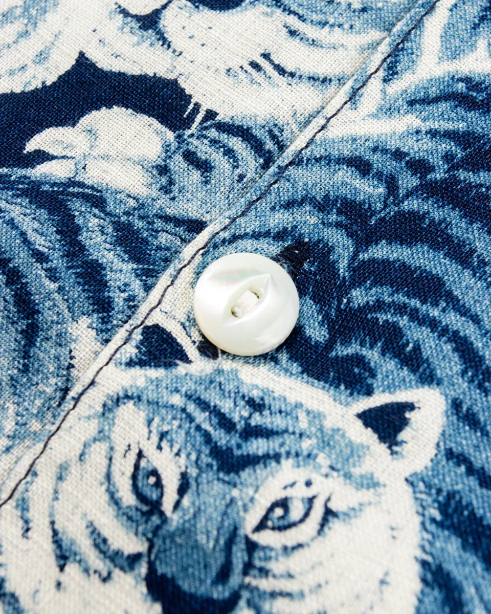Hawaiian Shirt - Ice Tiger