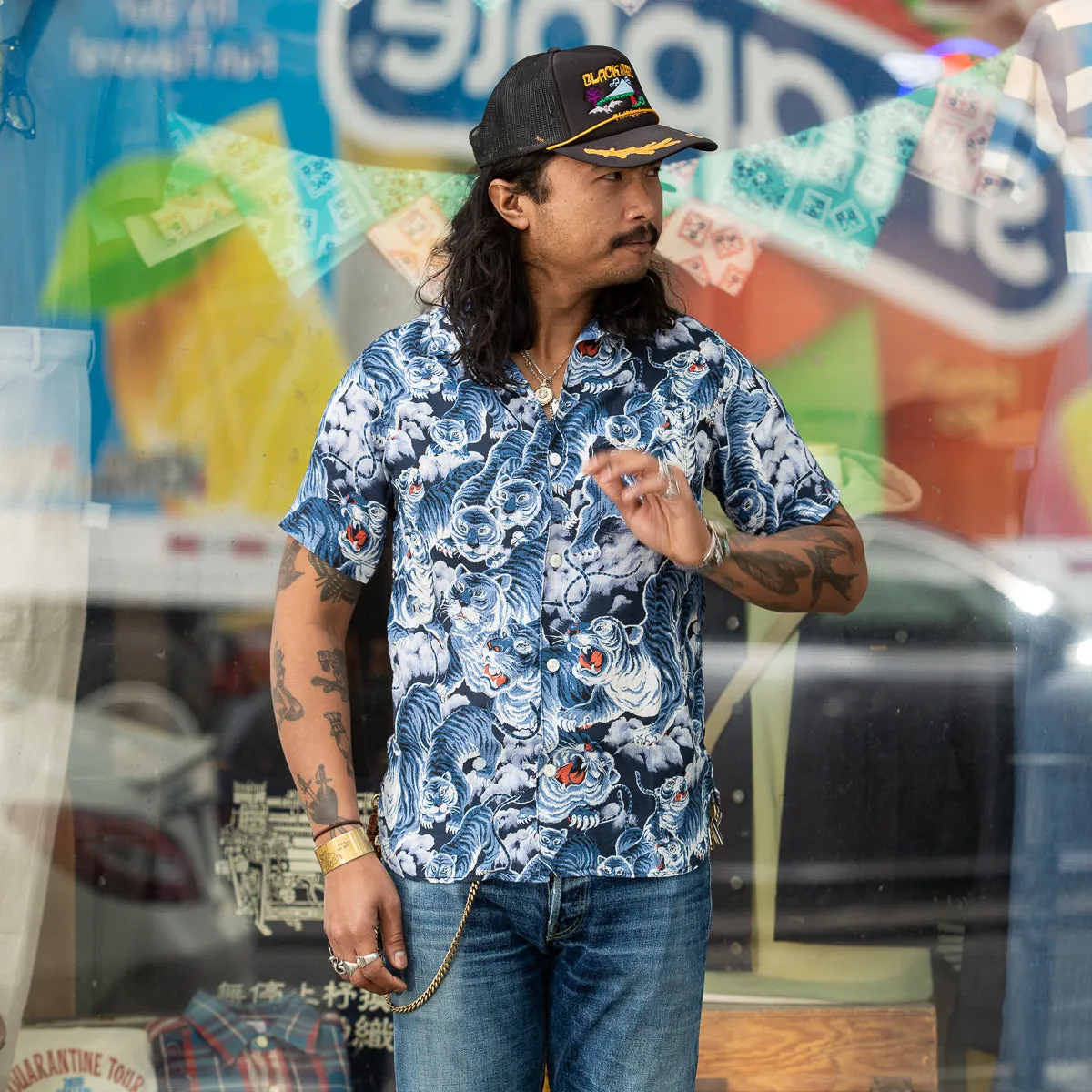 Hawaiian Shirt - Ice Tiger