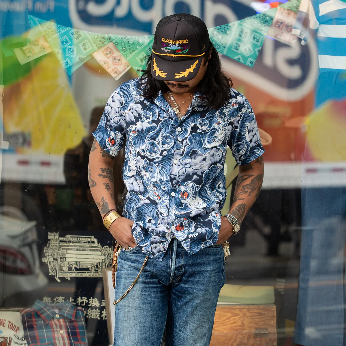 Hawaiian Shirt - Ice Tiger