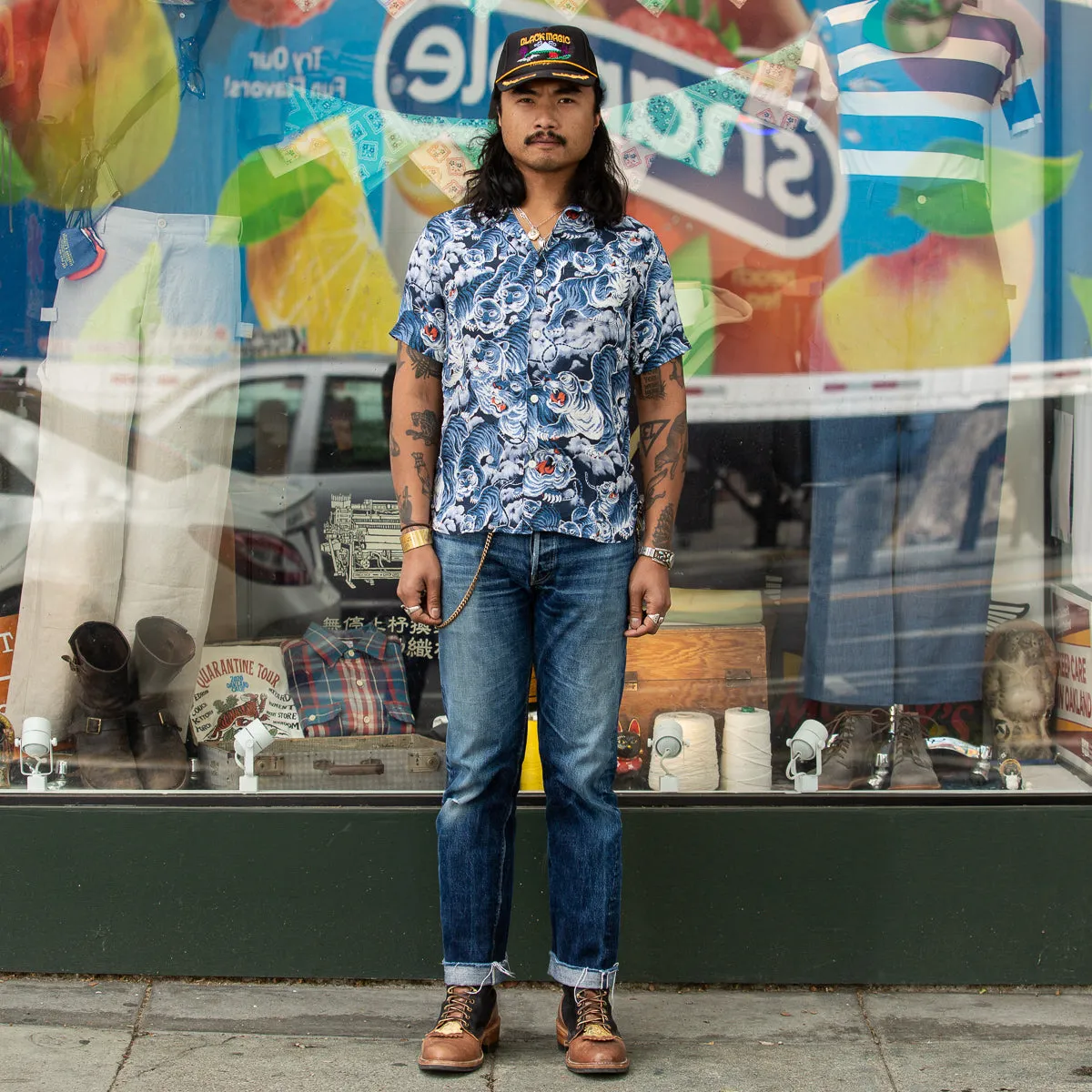 Hawaiian Shirt - Ice Tiger