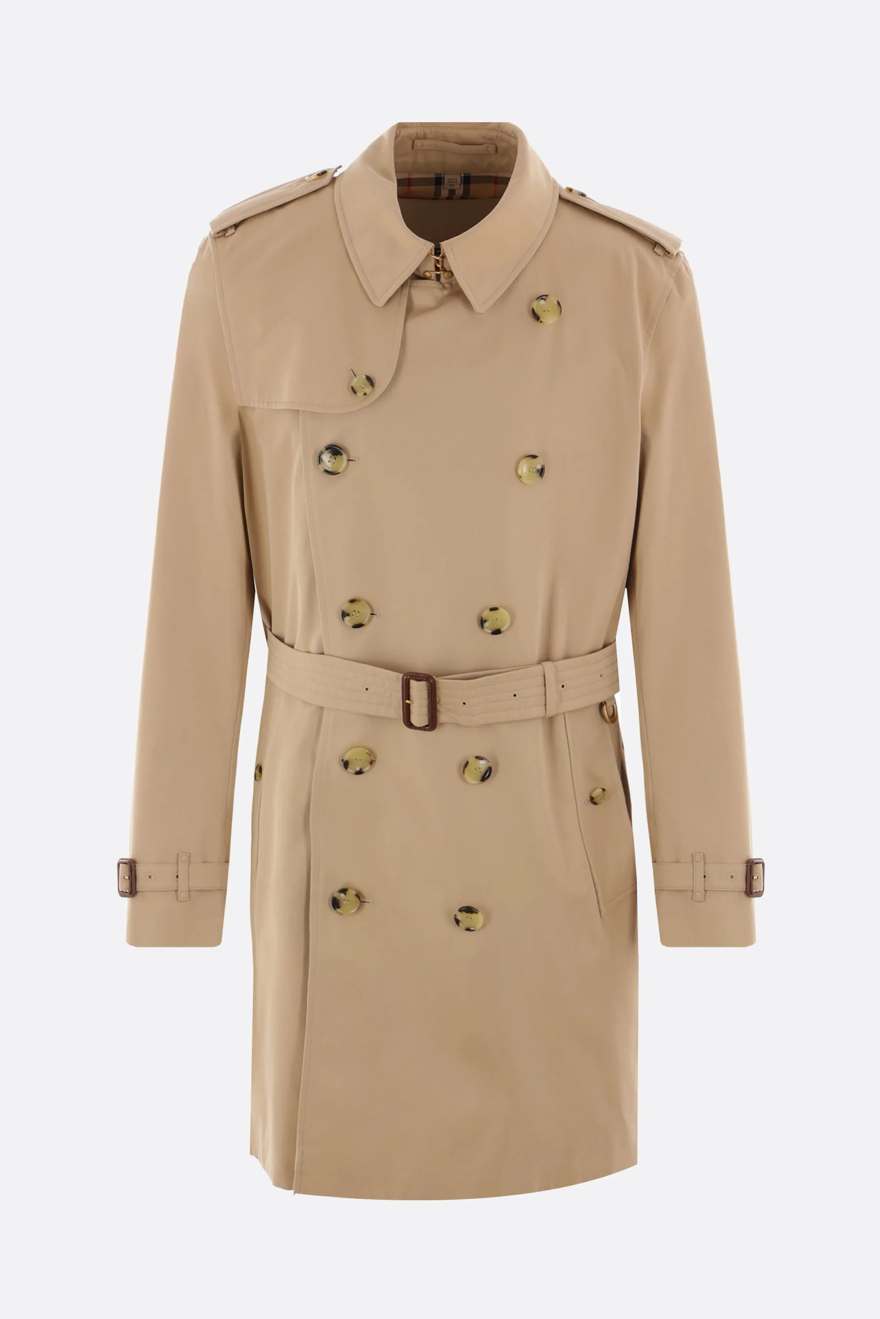 Heritage Check Gabardine Trench Coat