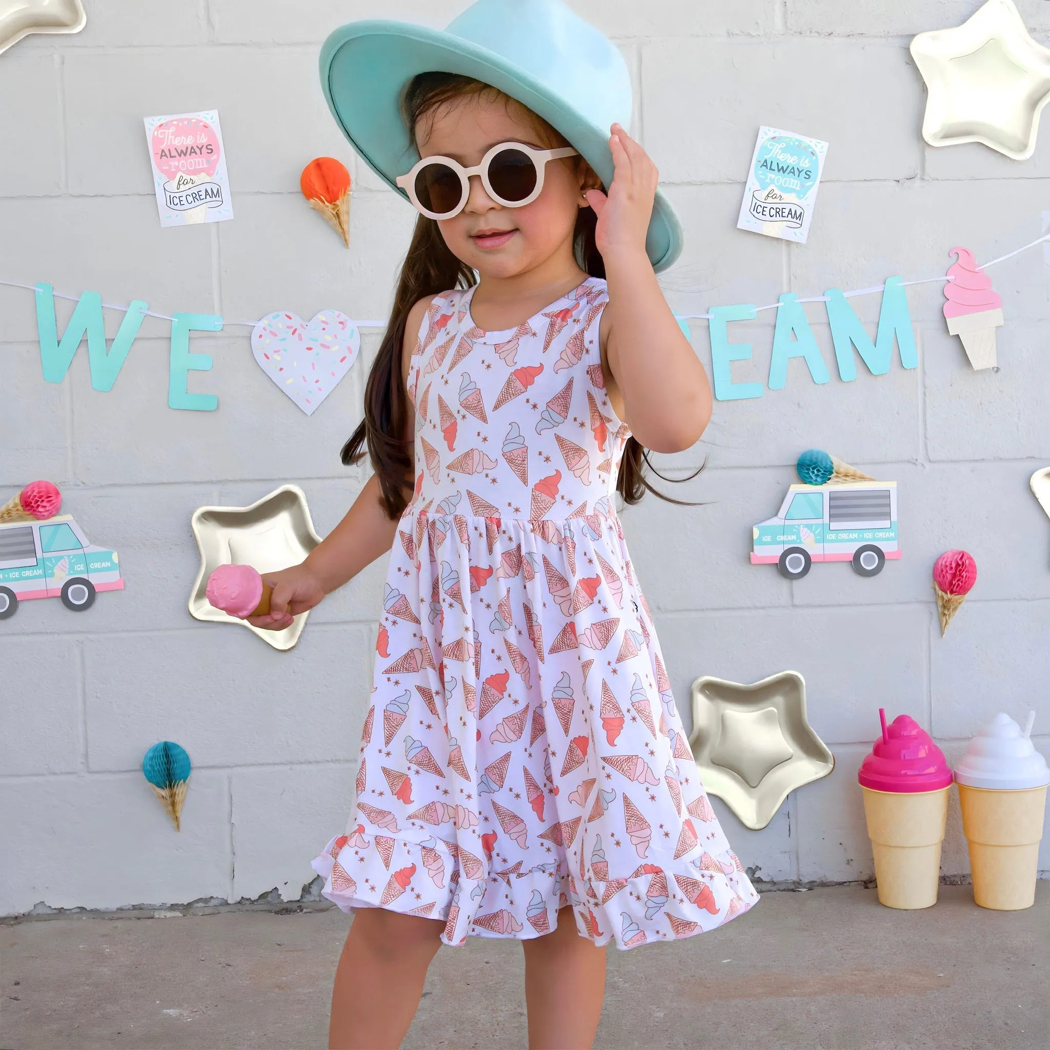 ICE CREAM DREAMZZZ DREAM RUFFLE DRESS