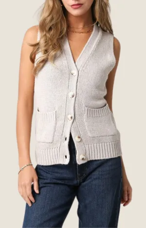 Kaleen Light Khaki Sweater Top