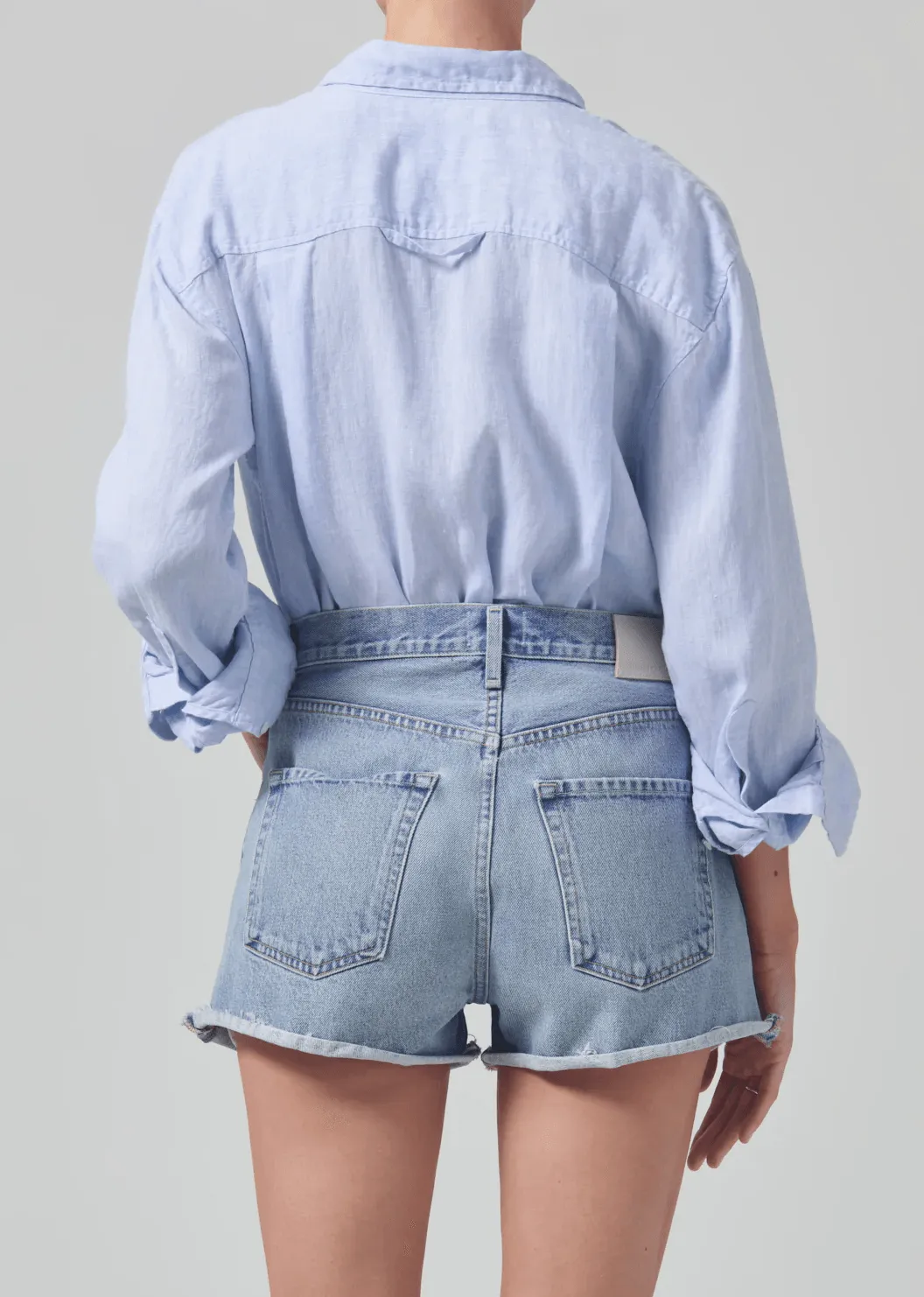 Kayla Shrunken Button Up Glint