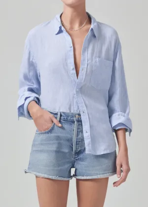 Kayla Shrunken Button Up Glint