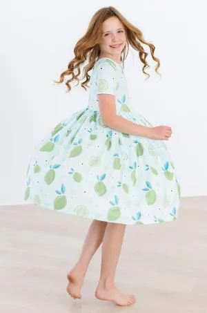 Key Lime Cutie S/S Pocket Twirl Dress