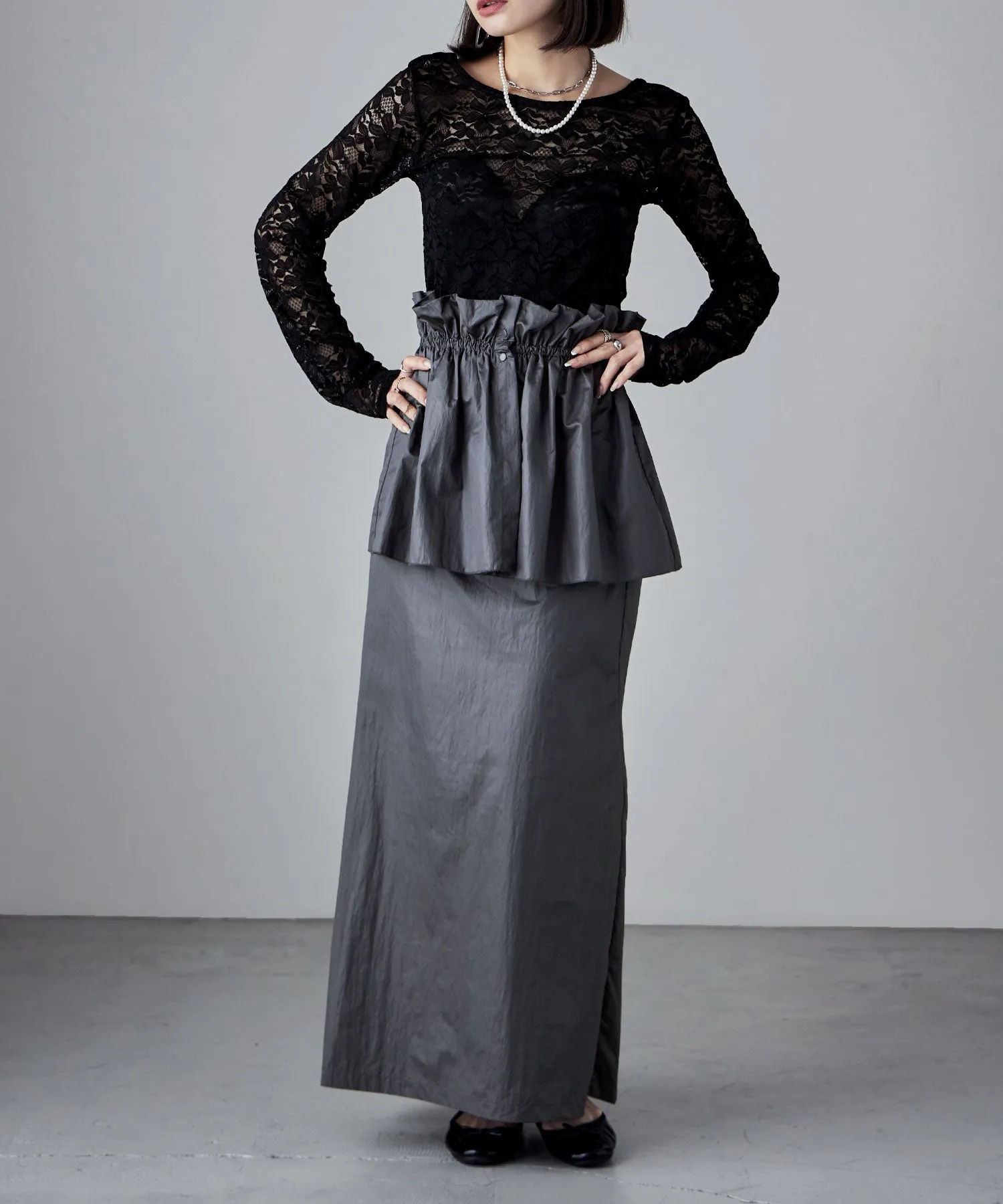 Lace back open tops