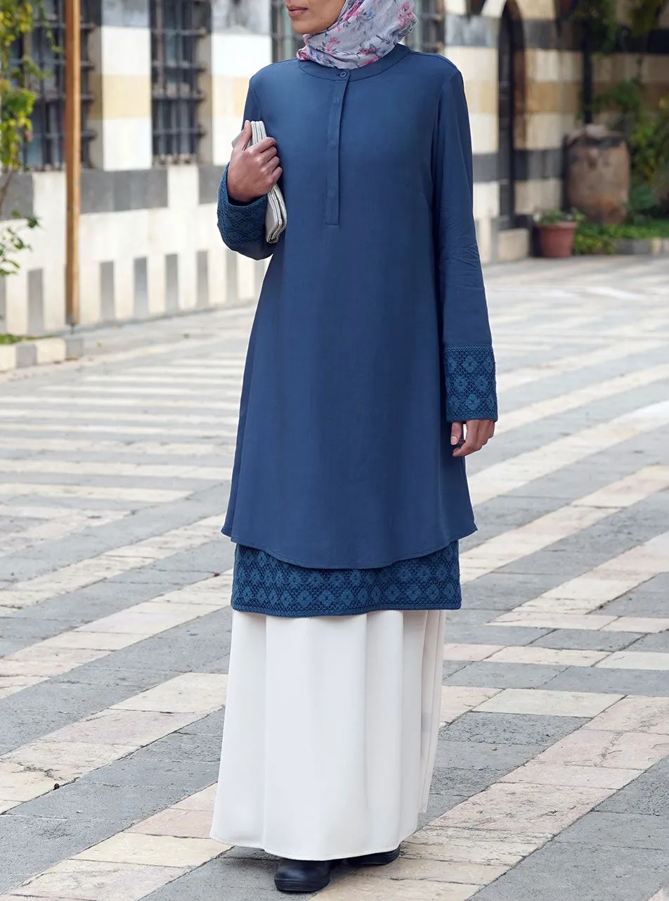 Lace Double Layered Tunic
